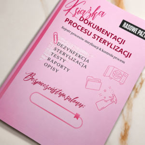 Książka - Dokumentacja sterylizacji - Sweet Pink